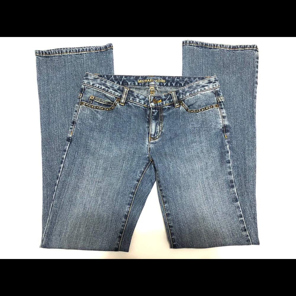 Michael Kors Boot Cut/Flare Jeans Size 4 EUC - Picture 2 of 6